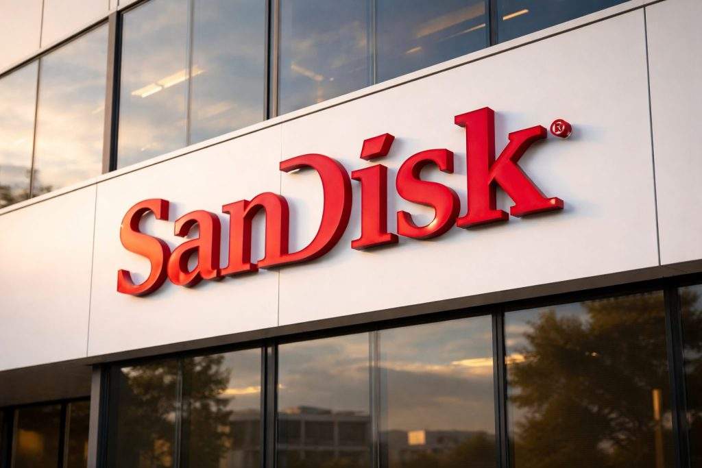 Sandisk stock price slides again after a 16% plunge — what SNDK traders are watching