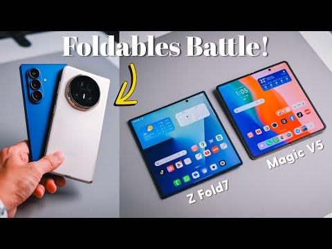 HONOR Magic V5 vs Galaxy Z Fold 7: Best Foldable Battle! | Which Should U Get? 🤔