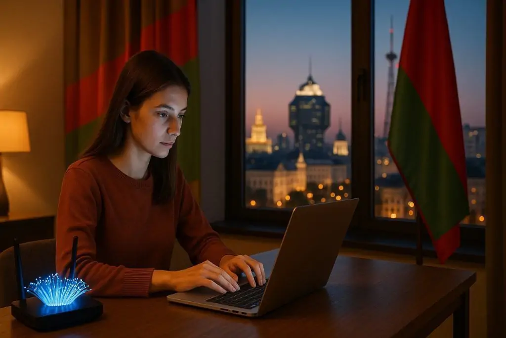 The Real State of Internet in Belarus: Wired, Wireless, and Watching from the Sky