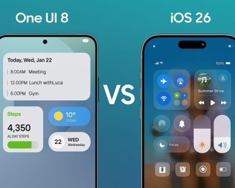 iOS 26 vs One UI 8: Apple’s Daring Redesign Meets Samsung’s AI-Powered Upgrade