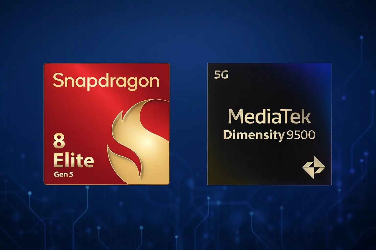 Snapdragon 8 Gen 5 vs Dimensity 9500 – Clash of 2025’s Mobile Chip Titans