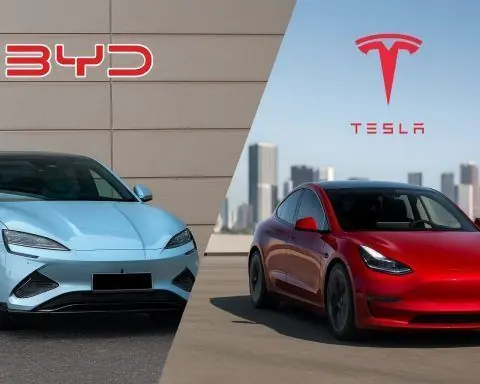 Tesla’s Top Rival Stumbles: BYD’s Profit Plunge Shakes the EV Market