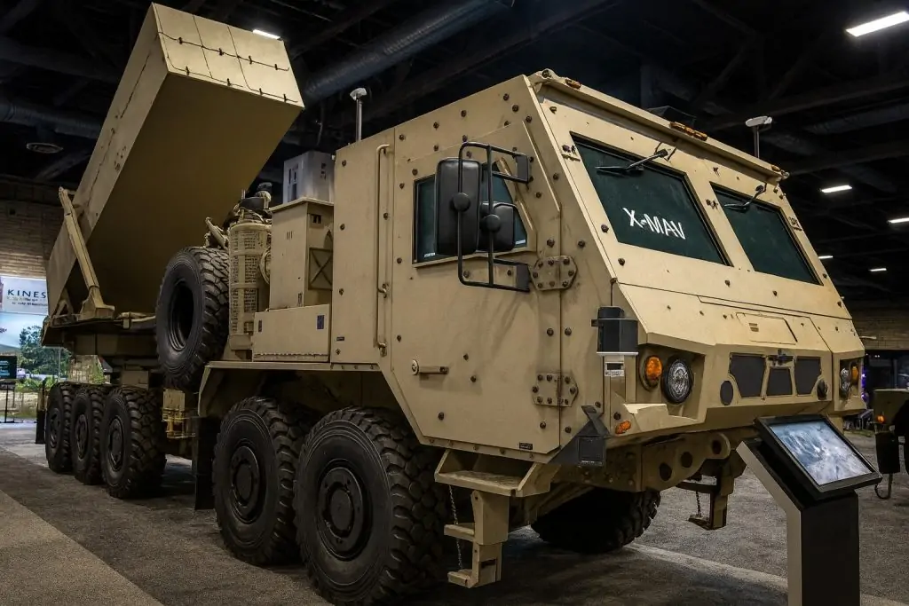 Oshkosh Unveils Autonomous “X-MAV” Launcher with 4 Tomahawks at AUSA 2025 – Game-Changer for Ukraine?