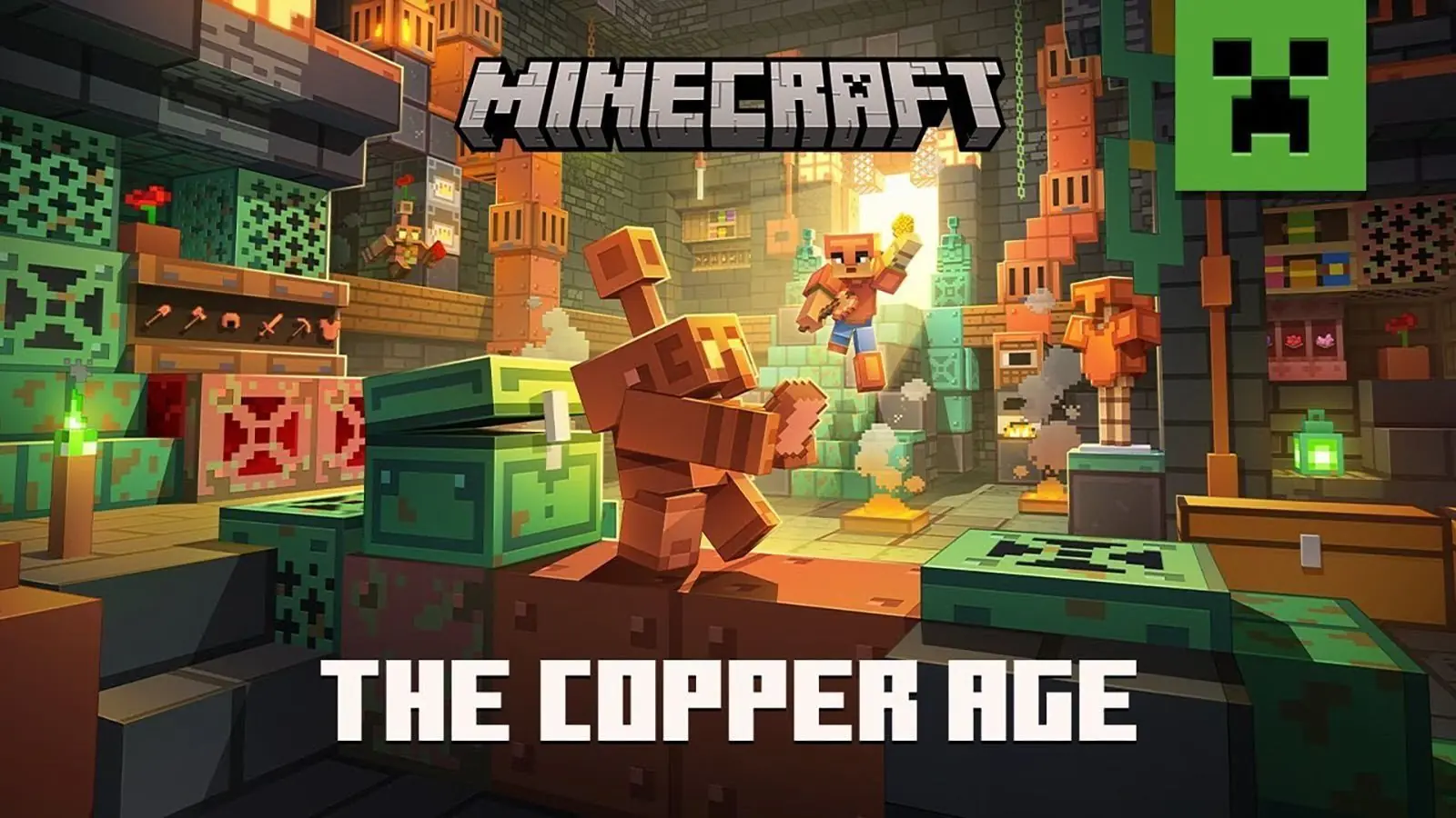 Finally, Minecraft’s Copper Age Update Arrives – Golems, New Gear & More