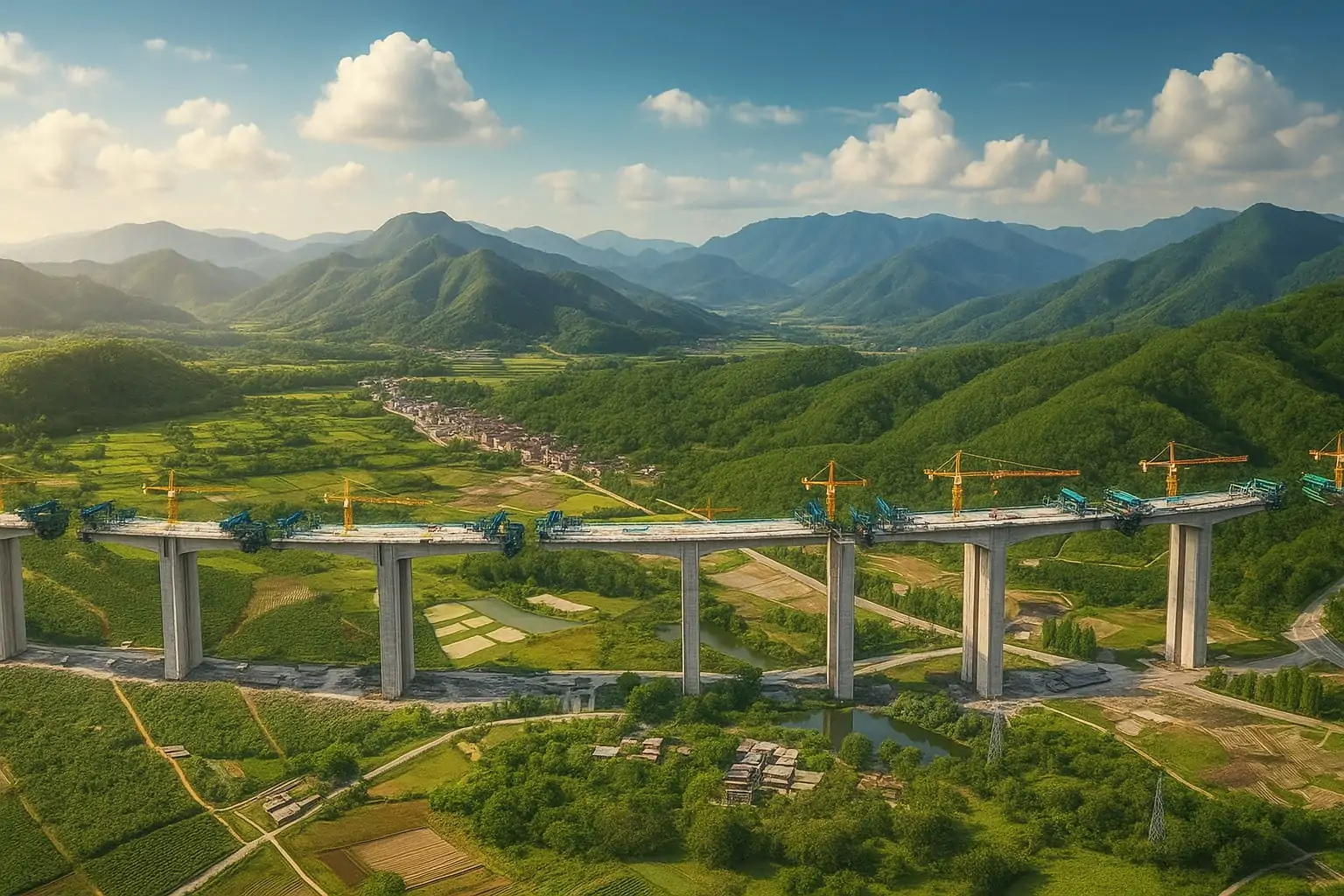 China’s Hongqi Bridge on G317 Partially Collapses in Sichuan After Slope Failure; No Injuries Reported (Nov. 11, 2025)