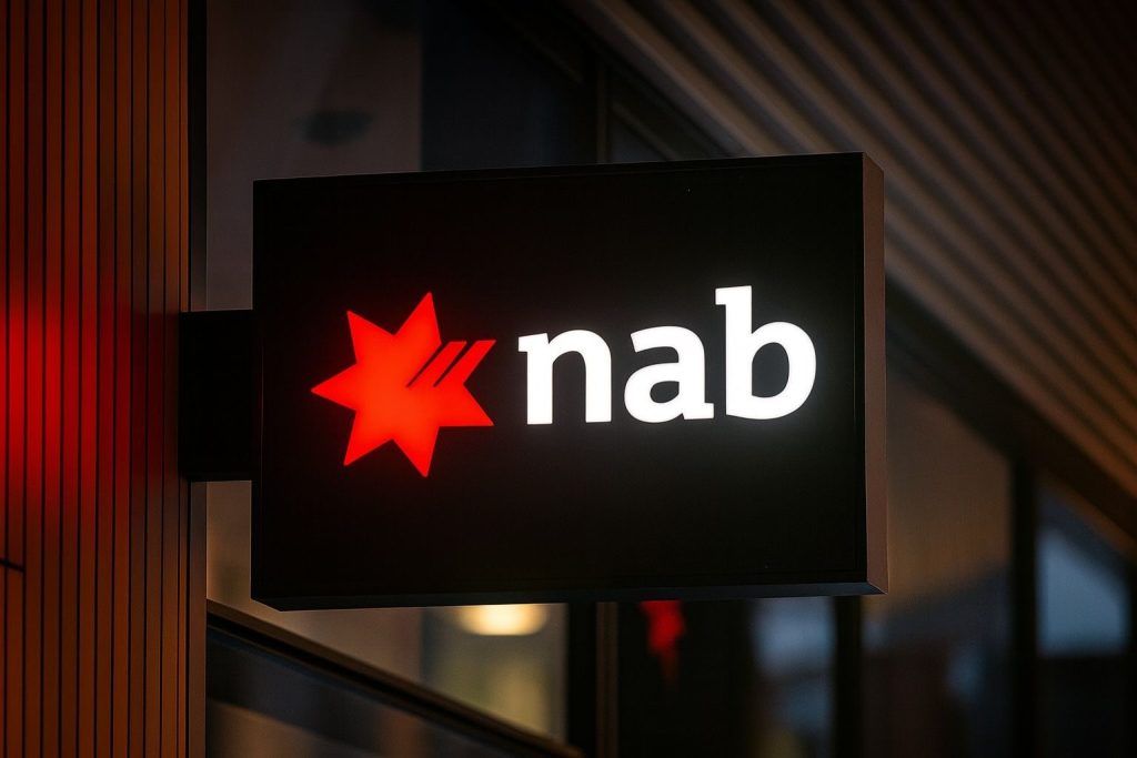 NAB shares slip into the weekend as traders brace for rates, data and the next update