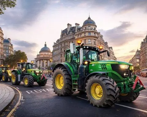 UK Farmers Defy Met Police Tractor Ban in Westminster Inheritance Tax Protest on Budget Day 2025