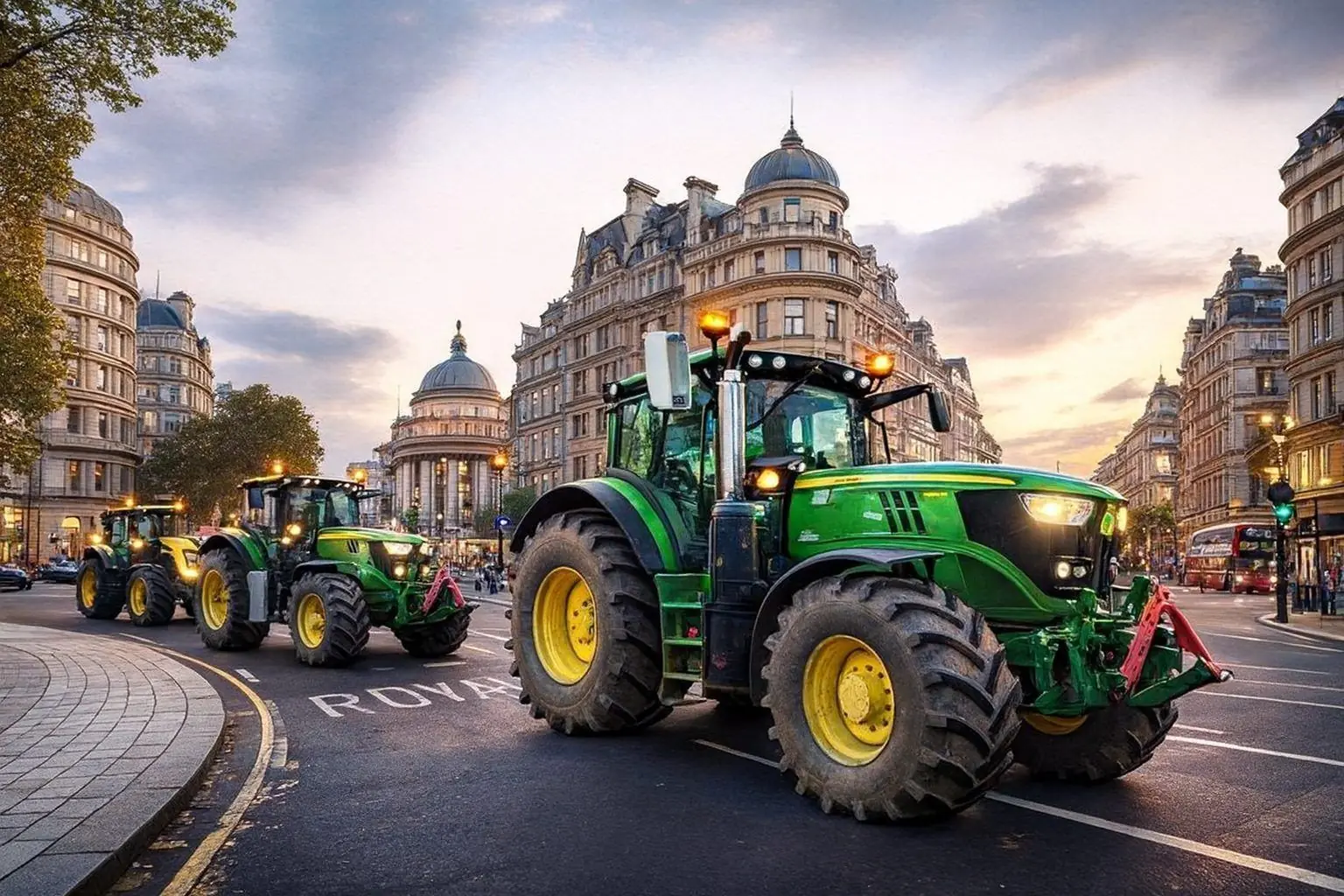 UK Farmers Defy Met Police Tractor Ban in Westminster Inheritance Tax Protest on Budget Day 2025