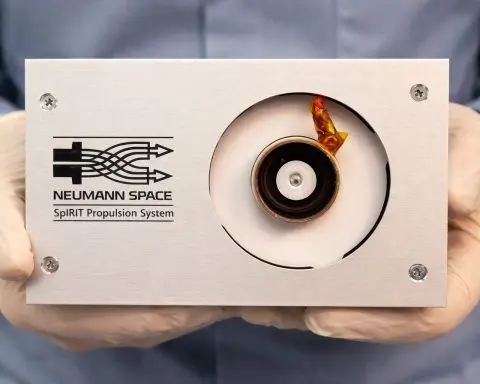 Australian Firm Neumann Space Pioneers Molybdenum-Fueled Space Propulsion With a Metal “Fuel Rod” Thruster