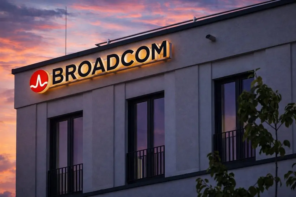 Broadcom stock falls at the open as year-end rally cools and AI margin worries linger