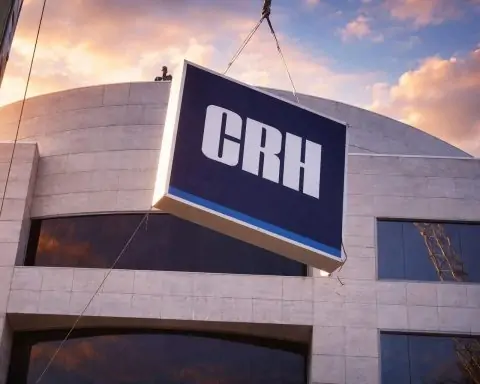 CRH stock dips today as buyback rolls on and Fed minutes loom