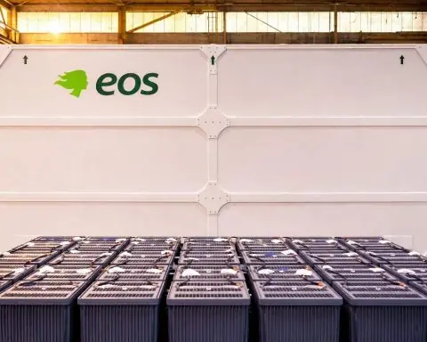 EOSE stock jumps 13% as Eos Energy rides broad energy-storage rally into 2026