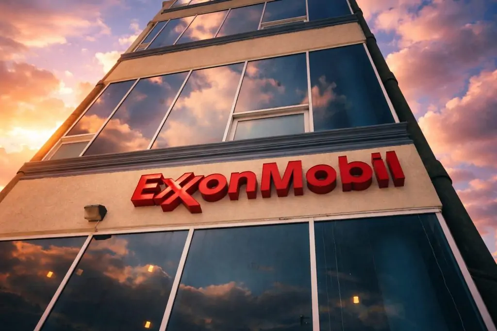 Exxon stock edges lower into Monday as oil sinks 2% on supply-glut fears