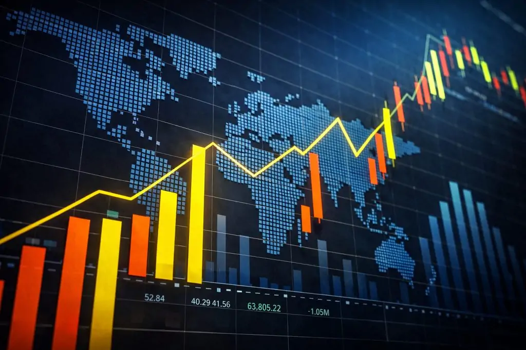 Global Stock Markets Today at 1:15 PM ET (Dec. 19, 2025): Wall Street Rises on Tech, Europe Sets Record, BOJ Hike Weakens Yen