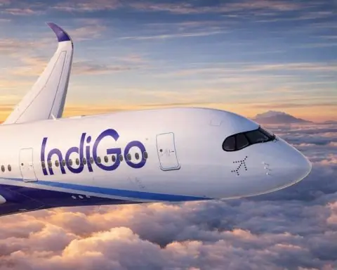 IndiGo share price drops 2% to near 5,000 rupees as investors eye results date and policy risks