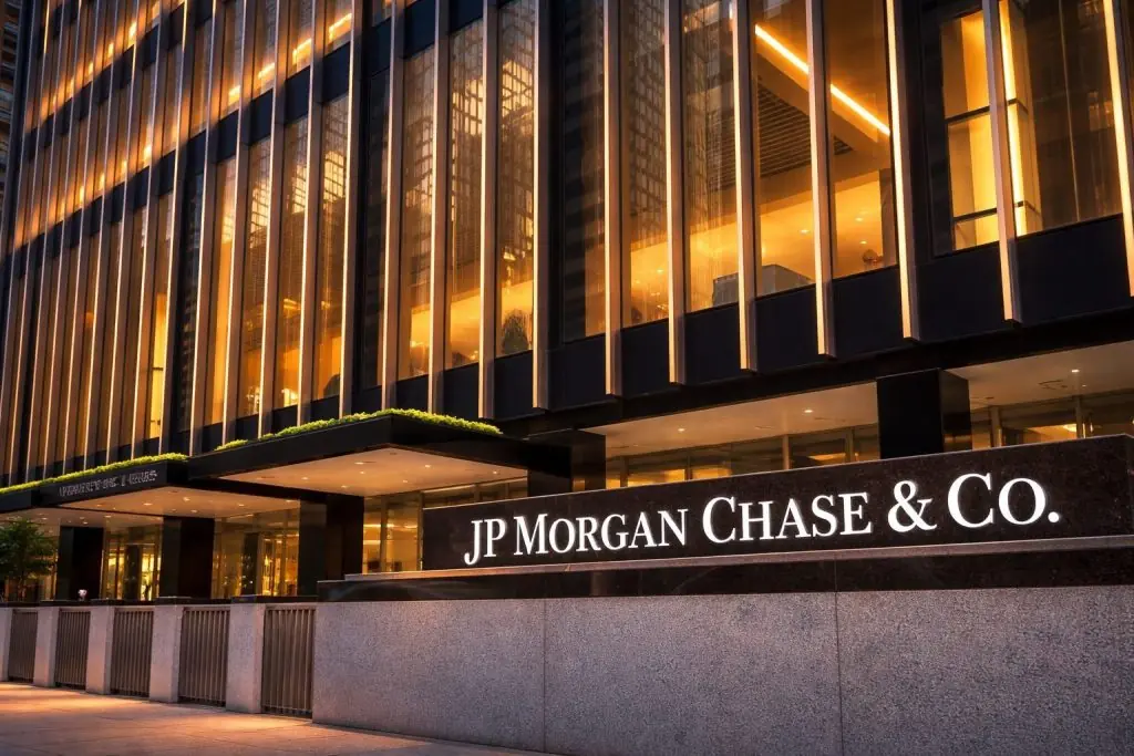 JPMorgan Chase Stock (NYSE: JPM) Near Record Highs as Weekend Crypto-Payments Scrutiny and Fed Outlook Set the Tone for the Next Session