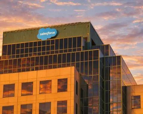 Salesforce stock ends slightly higher as year-end trading thins and Fed minutes loom
