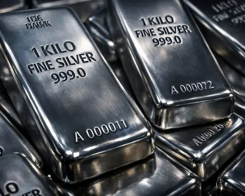 Silver sinks from record highs as year-end profit-taking slams metals, oil climbs