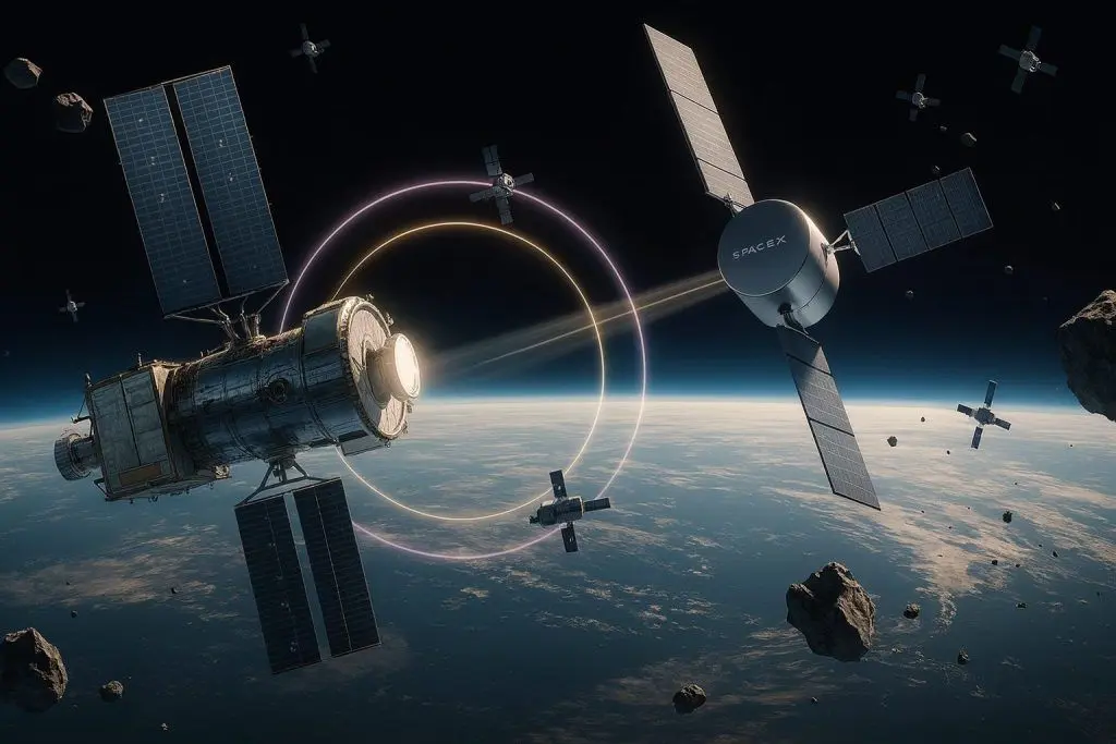 Starlink vs. China Satellites: SpaceX Warns 200-Meter Near-Collision Exposes Growing Risk in Crowded Low Earth Orbit