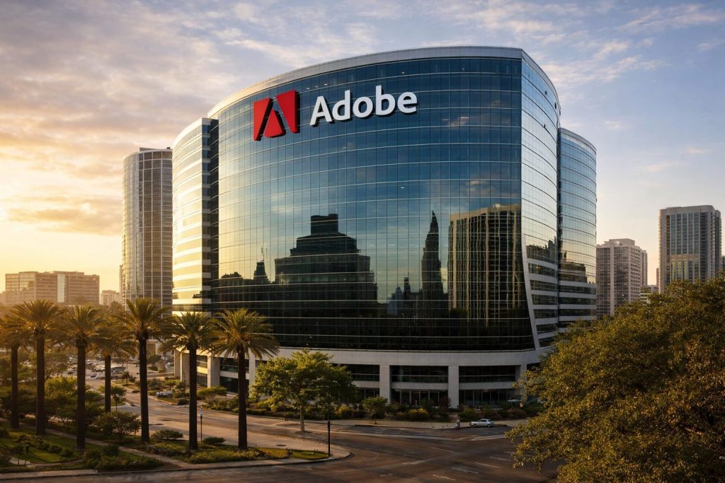 Adobe stock slides again as fresh downgrade, Apple’s new Creator Studio sharpen AI competition fears