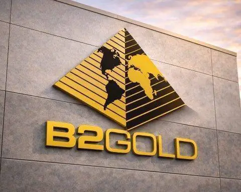 B2Gold stock slides 5% as gold-miner pullback hits BTG after two-day surge