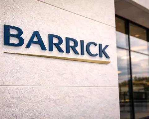 Barrick Mining stock drops before the bell as gold tumbles and JPMorgan weighs in
