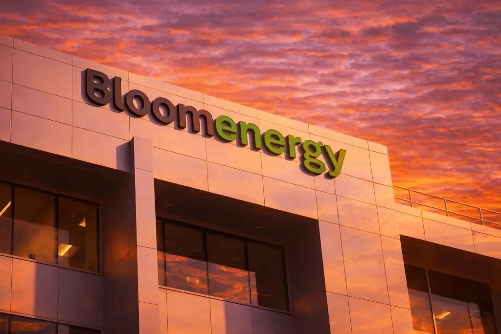 Bloom Energy stock jumps 14% to start 2026 as Wells Fargo credit line and options heat draw focus
