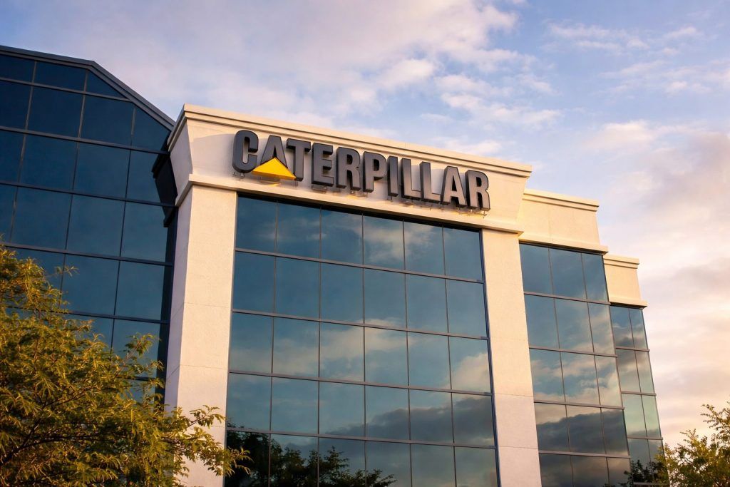 Caterpillar stock ends near day’s high as CPI looms and Dow record talk builds