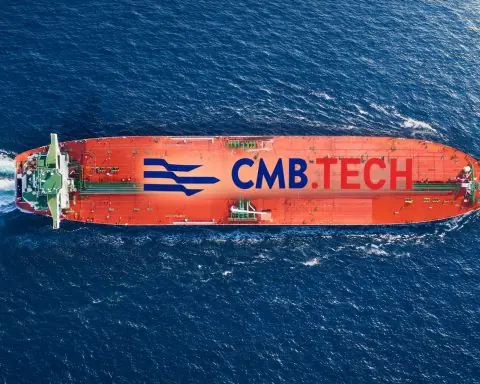 CMB.Tech NV stock closes up 4% in Brussels — dividend timing, “freeze period” and next dates in focus