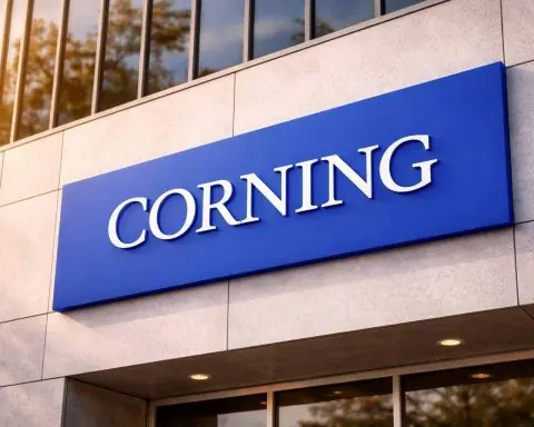 Corning stock slides as traders digest Q1 outlook and Meta’s $6 billion fiber deal