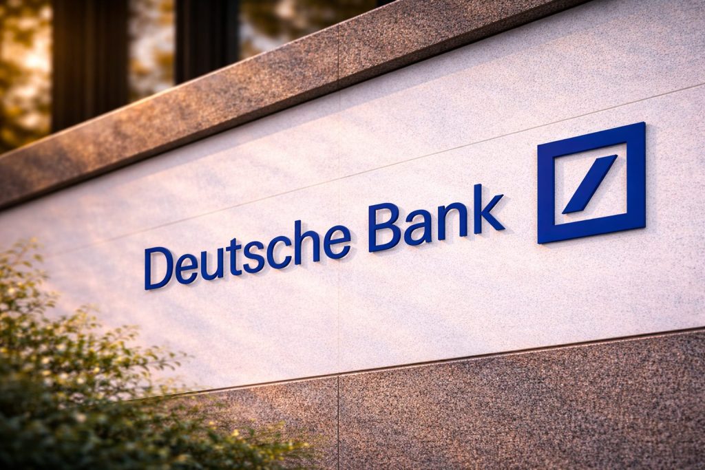 Deutsche Bank stock steadies after record profit, buyback as money-laundering probe hangs over shares
