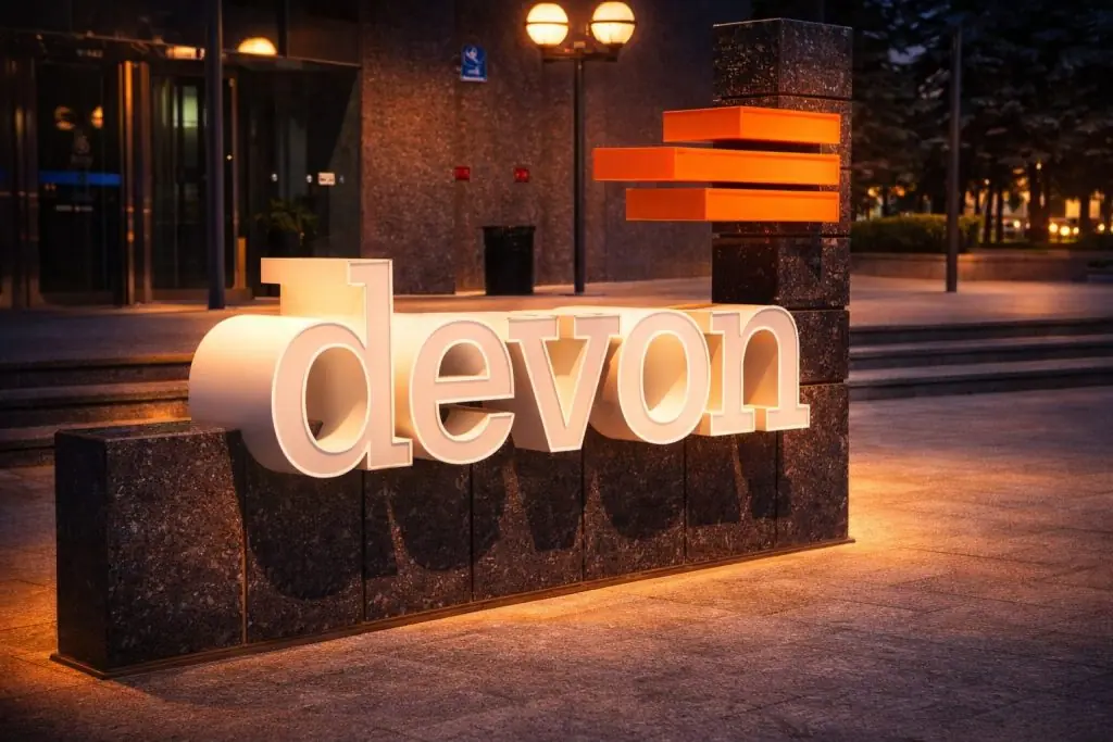 Devon Energy stock edges up in premarket as oil slips on Venezuela shock; CEO panel next