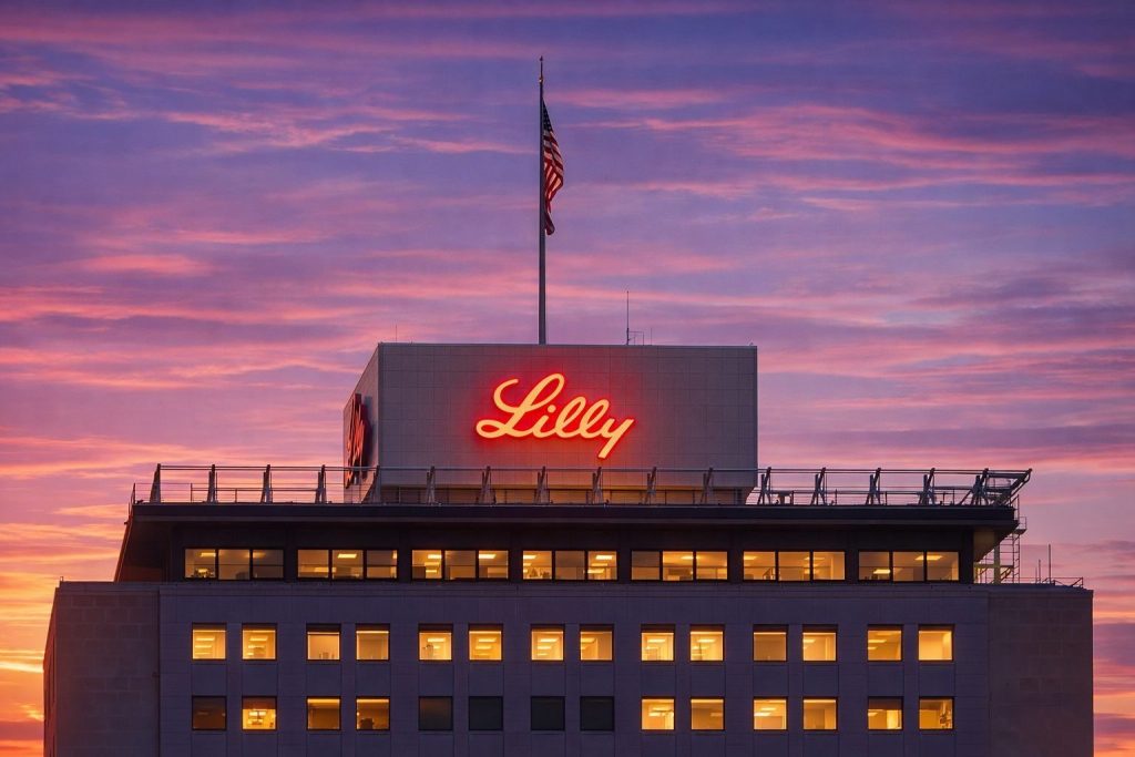 Eli Lilly stock edges up as $1 billion Nvidia AI lab plan hits JPM spotlight