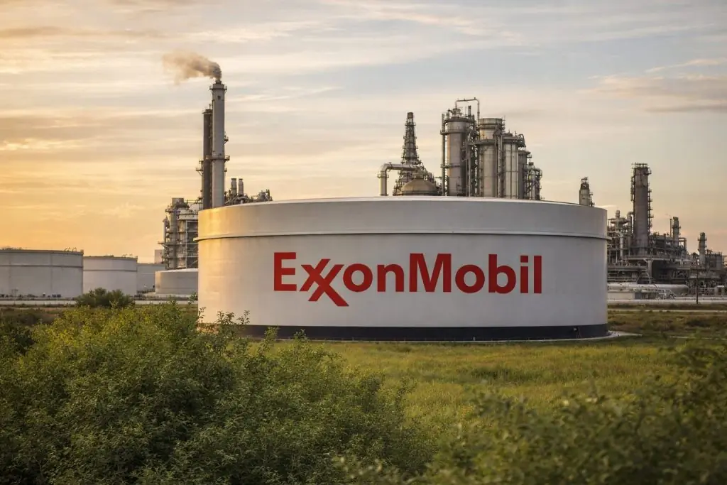 Exxon Mobil stock price flat after hours as Tengiz fire probe and oil slide keep traders cautious