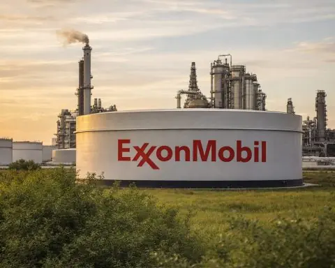 Exxon Mobil stock price flat after hours as Tengiz fire probe and oil slide keep traders cautious