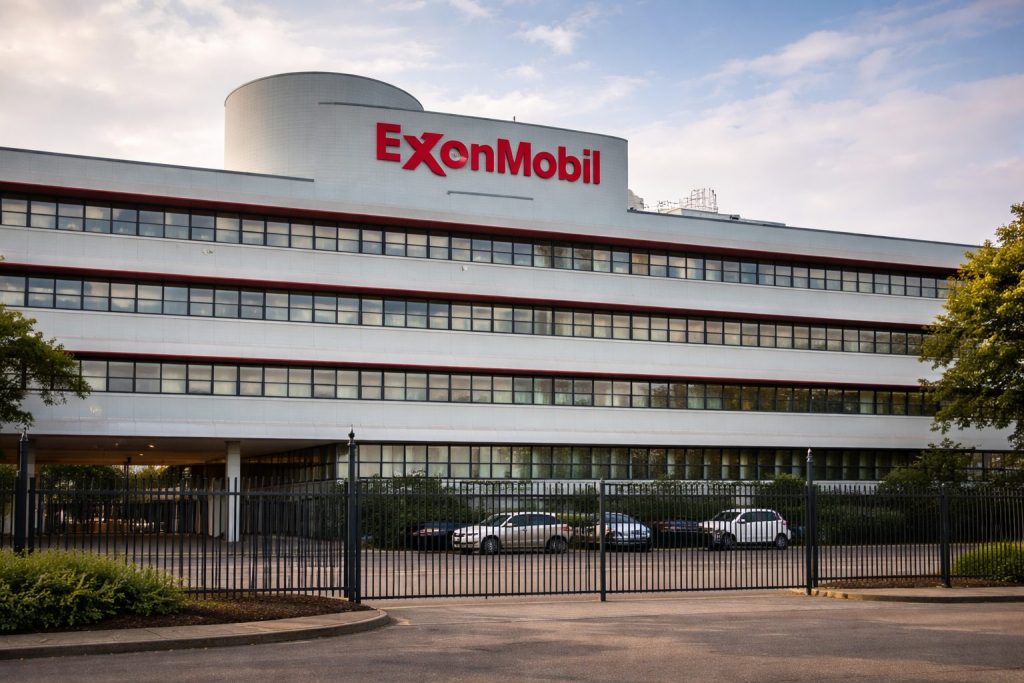Exxon stock slips as Baytown freeze bites and Tengiz restart stays murky ahead of earnings