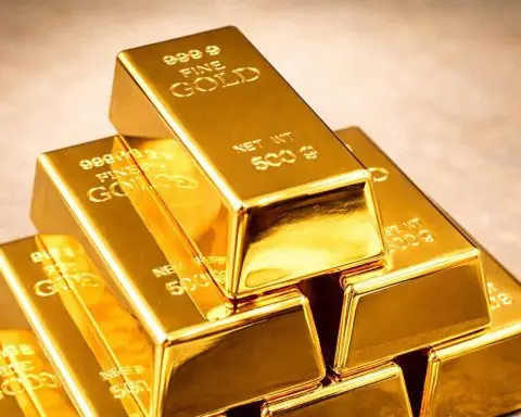 Gold breaks $5,300 as dollar hits 4-year low; mining stocks jump ahead of Fed call