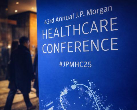 Healthcare stocks face JPMorgan conference pressure as XLV slips and deal talk builds
