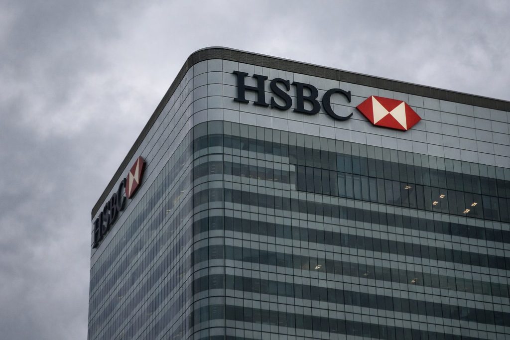 HSBC stock heads into next week near highs as bank rally keeps bid alive
