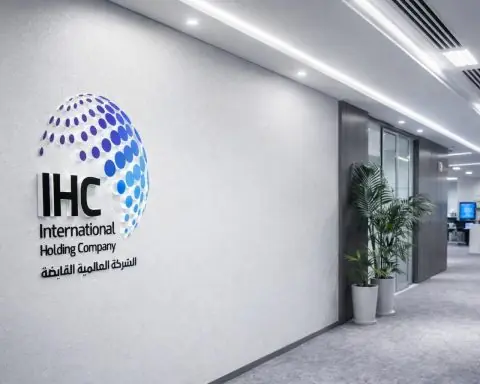 International Holding Company stock holds near 400 dirhams after phishing warning, with ADX shut for weekend