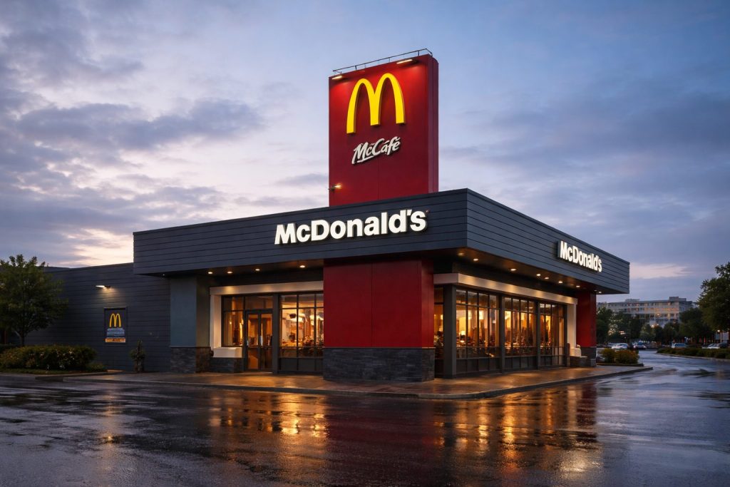 McDonald’s stock slips into a long U.S. market break as traders brace for volatility