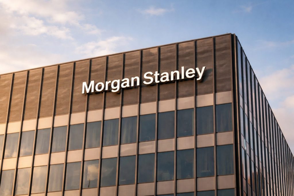 Morgan Stanley stock price rebounds as tariff scare eases; rate-cap risk still hangs over banks