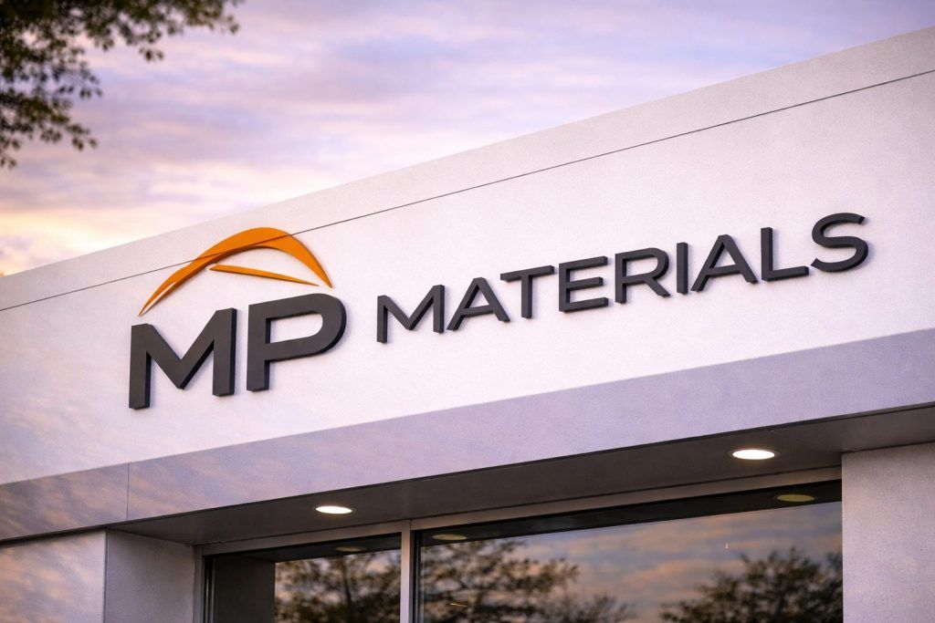 MP Materials stock pops as William Blair starts coverage and rare-earth price floors hit the agenda again
