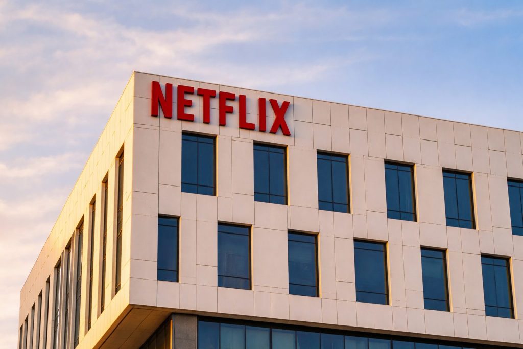 Netflix stock slips after hours as Sony film deal lands and Warner bid fight heats up