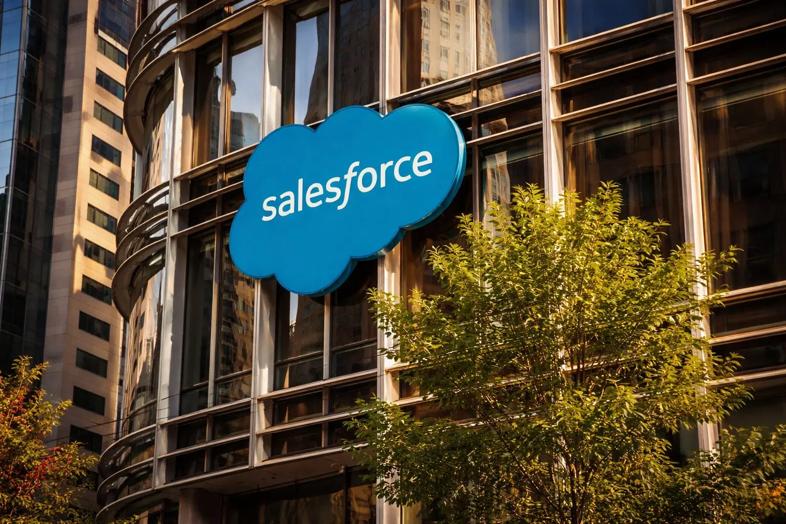 Salesforce stock rebounds as Dow firms; Benioff’s Davos AI warning keeps CRM in focus
