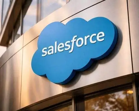 Salesforce stock rises in midday trade as Wall Street stays jittery on software and AI