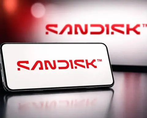 Sandisk stock jumps 24% as AI storage demand and memory-price surge lift chip names
