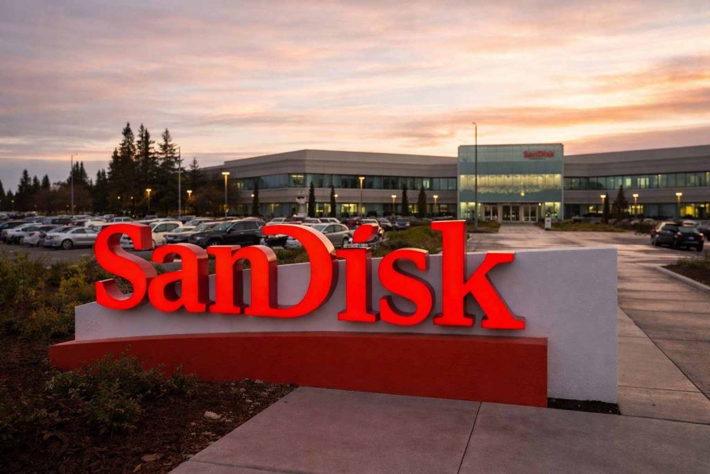 SanDisk stock jumps after blowout earnings as AI data-center demand lifts outlook