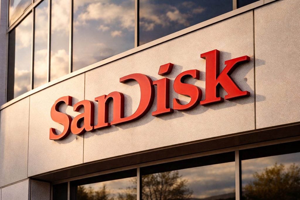 Sandisk stock jumps as AI storage squeeze drives big forecast and a longer supply deal