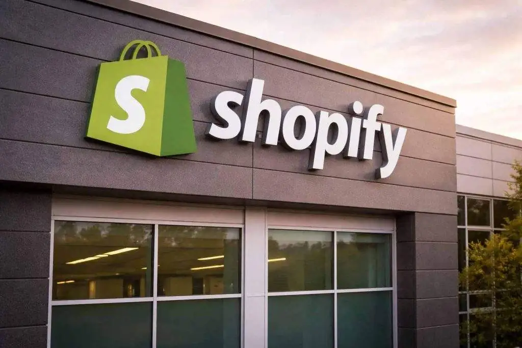 Shopify stock slips as partner shake-up and new finance push land mid-session